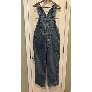 Vintage Big Smith Denim Overalls Classic Rockabilly Size Large USA Made Workwear